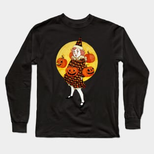 Vintage Halloween Clown Long Sleeve T-Shirt